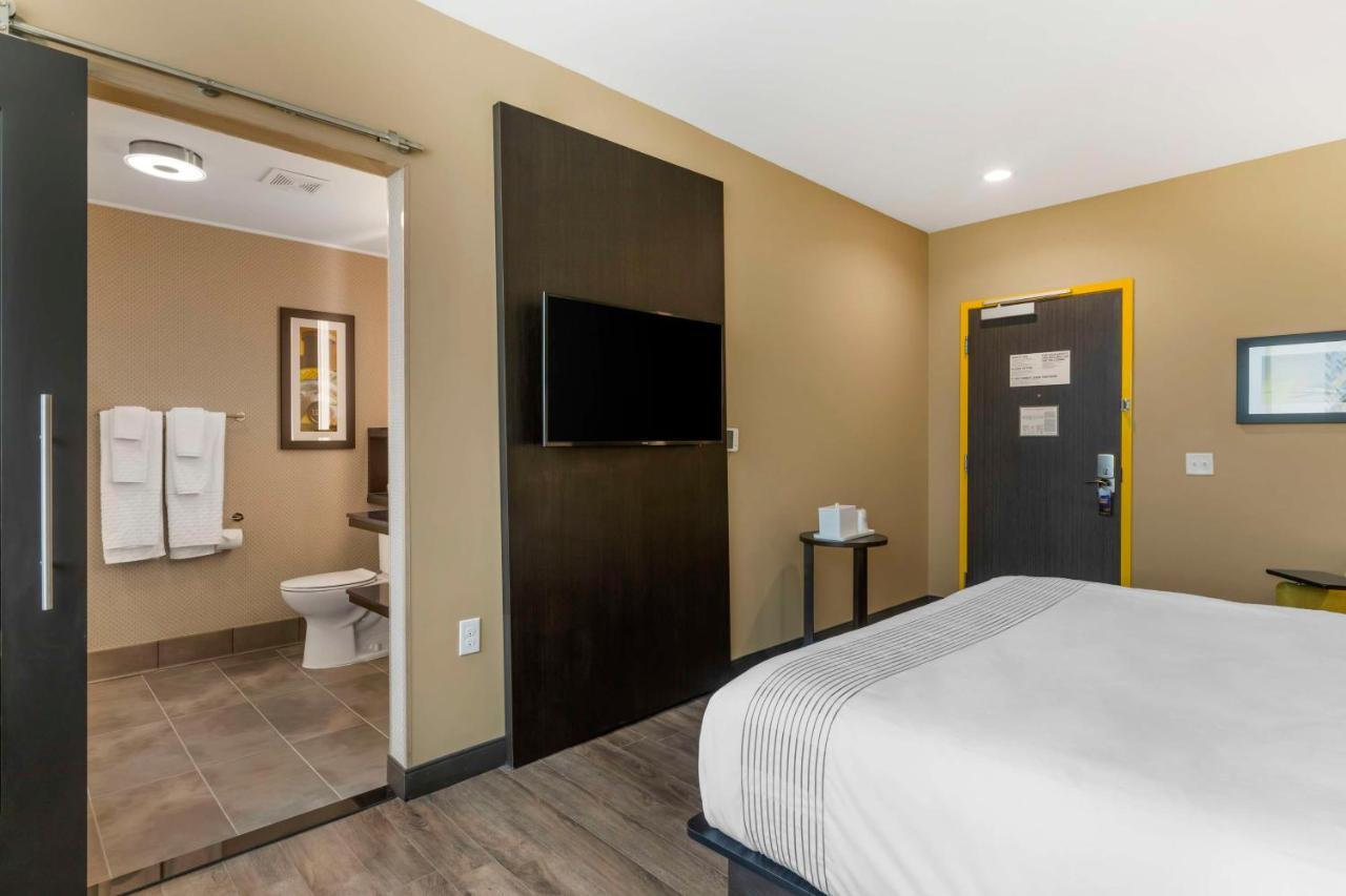 Habitación con cama extragrande.